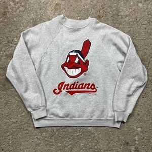 vintage 1995 cleveland indians sweatshirt